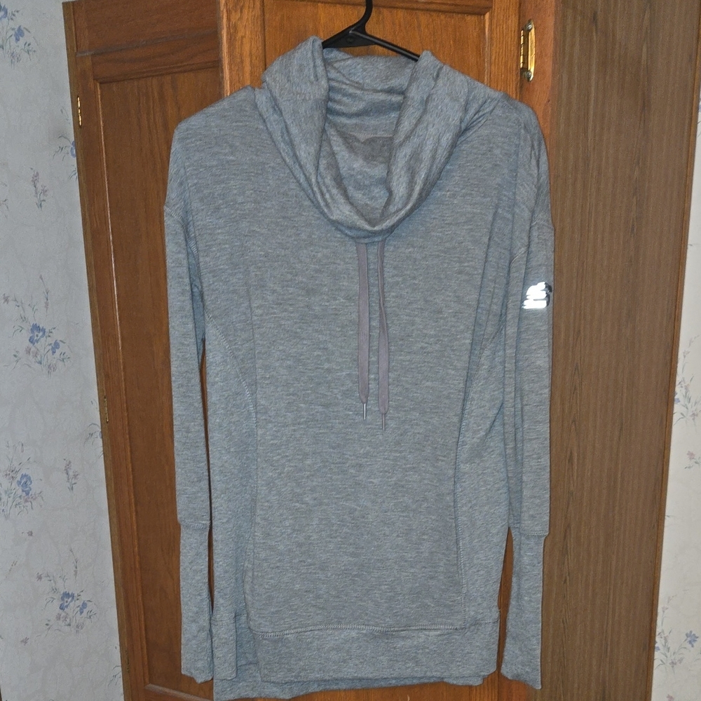 Skechers Gray Cowl Neck Hoodie